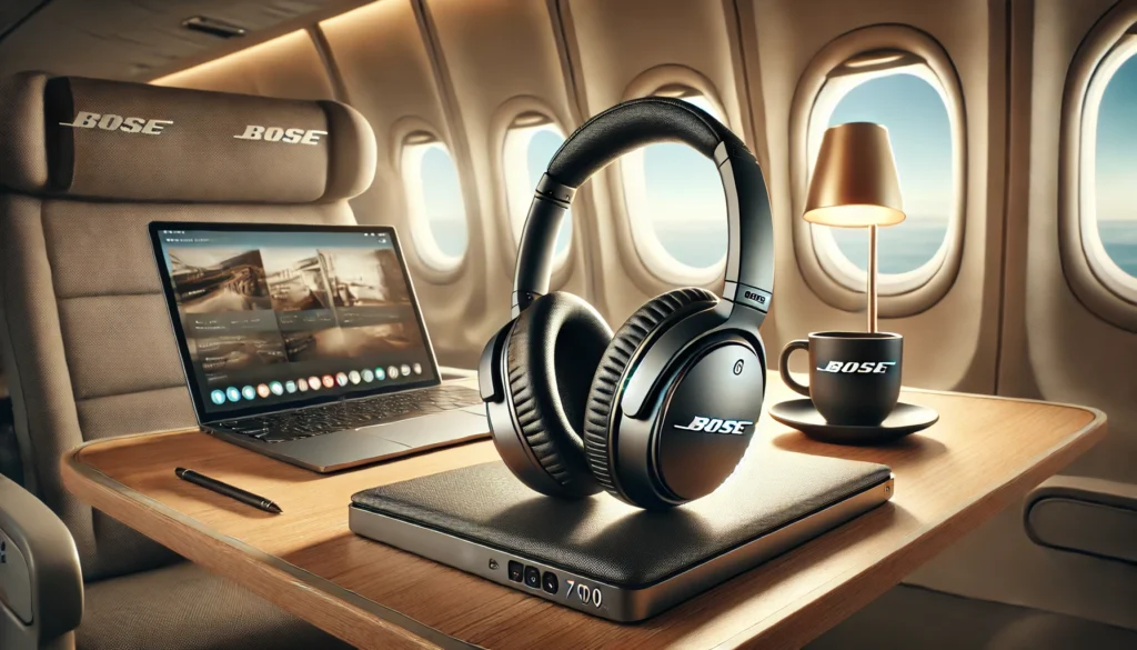 Bose Noise Canceling Headphones 700 Over ear led wireless headphones.